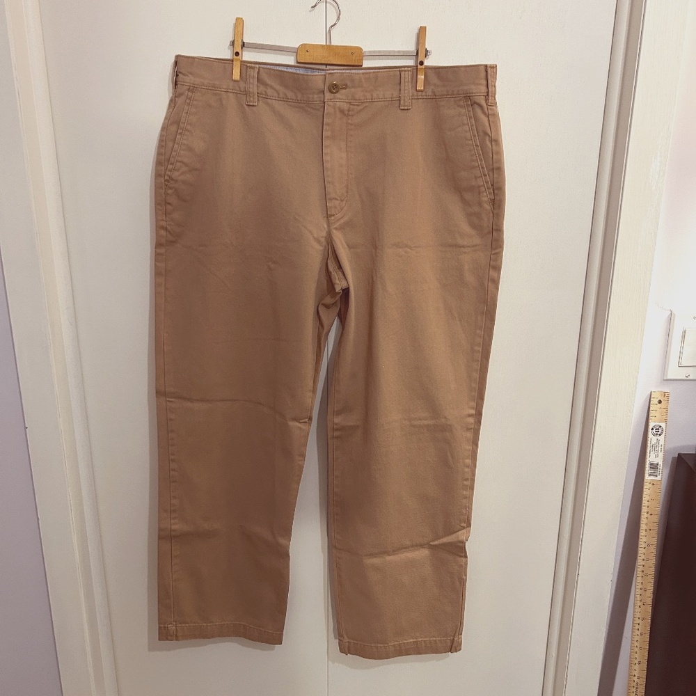 Men's Arrow Dover Chino Pants Straight Fit Khaki Brown Size 40x32